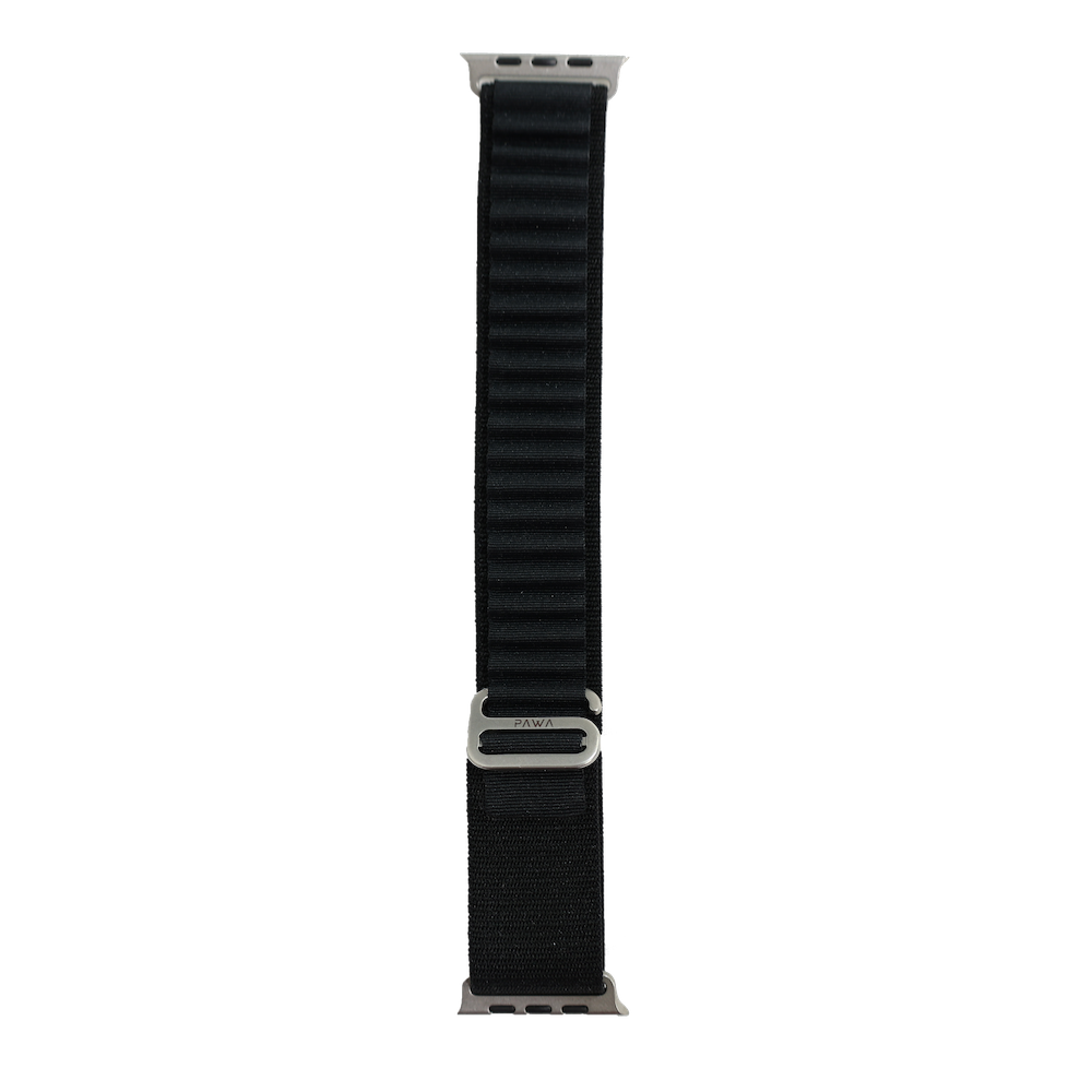 PAWA California Alpine Apple Watch Strap with G-Hook - Black