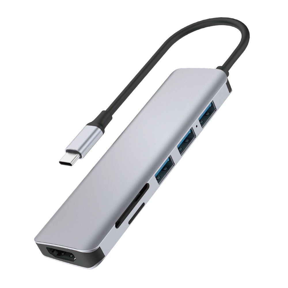 Wiwu Alpha 7-in-1 USB-C Adapter A731HC