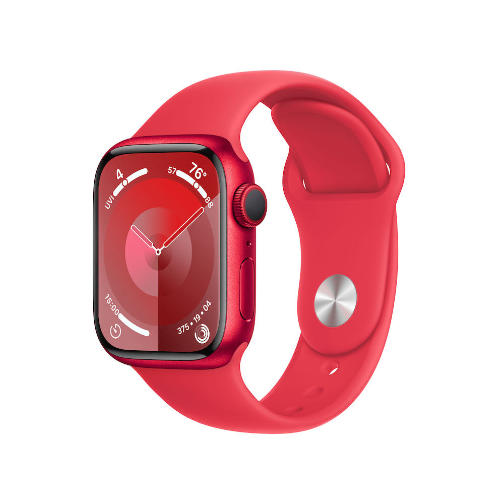 Apple Watch Series 9 GPS 41mm (PRODUCT)RED Aluminium Case with (PRODUCT)RED Sport Band