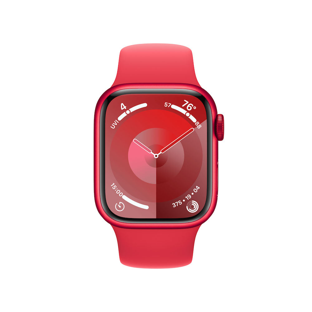 Apple Watch Series 9 GPS 41mm (PRODUCT)RED Aluminium Case with (PRODUCT)RED Sport Band
