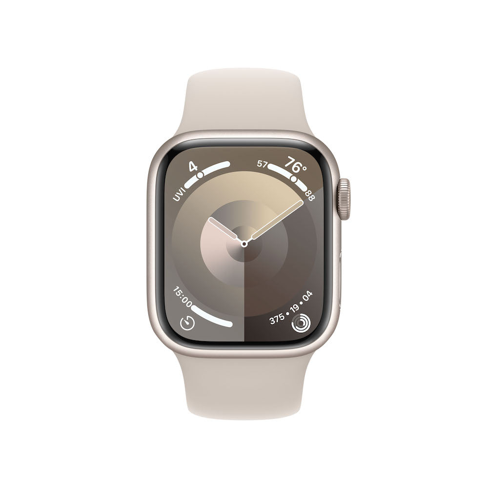 Apple Watch Series 9 Aluminium Case 41mm - Starlight Sport Band
