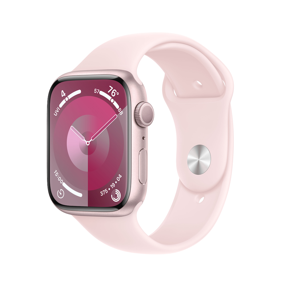 Apple Watch Series 9 GPS 45mm Pink Aluminium Case with Light Pink Sport BandMR9G3QA/A