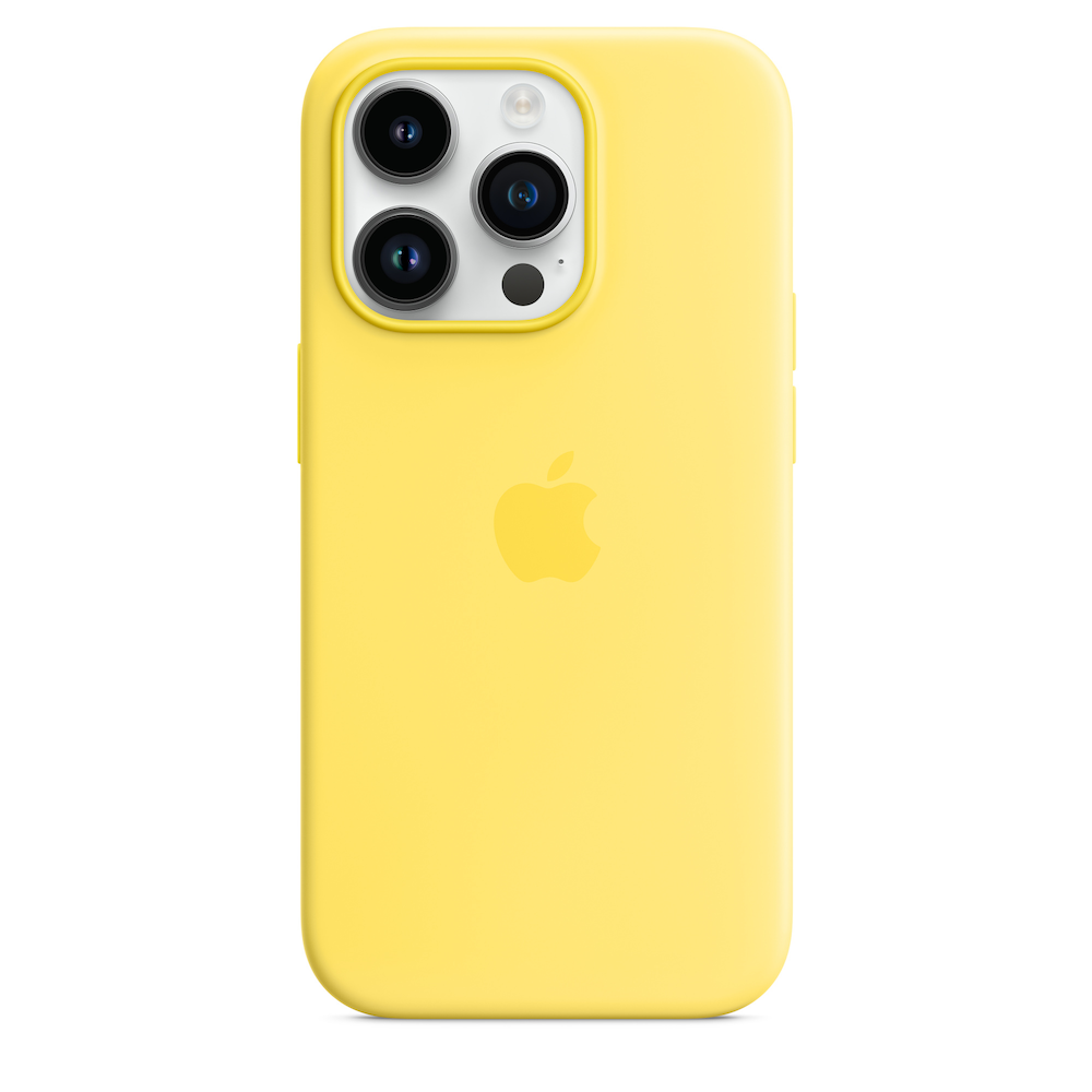 iPhone 14 Pro Max Silicone Case - Canary Yellow