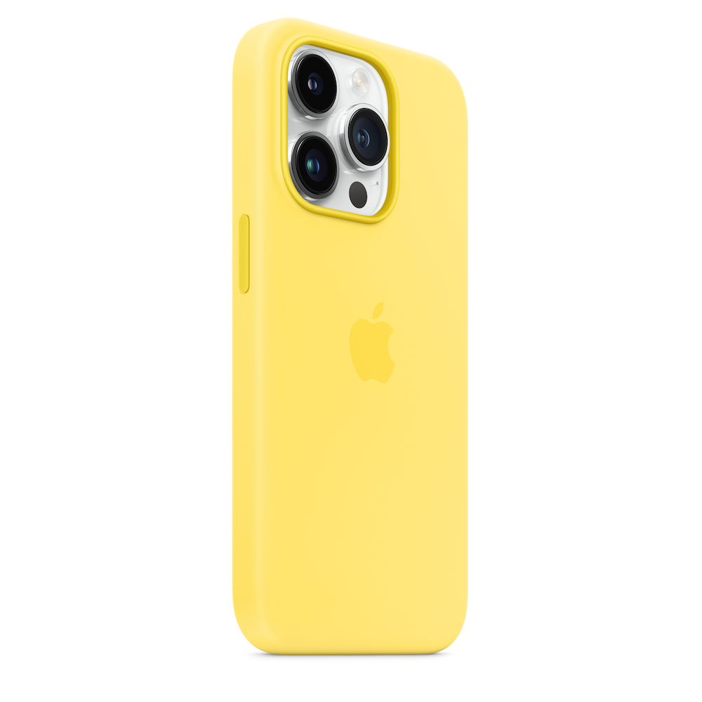 iPhone 14 Pro Max Silicone Case - Canary Yellow