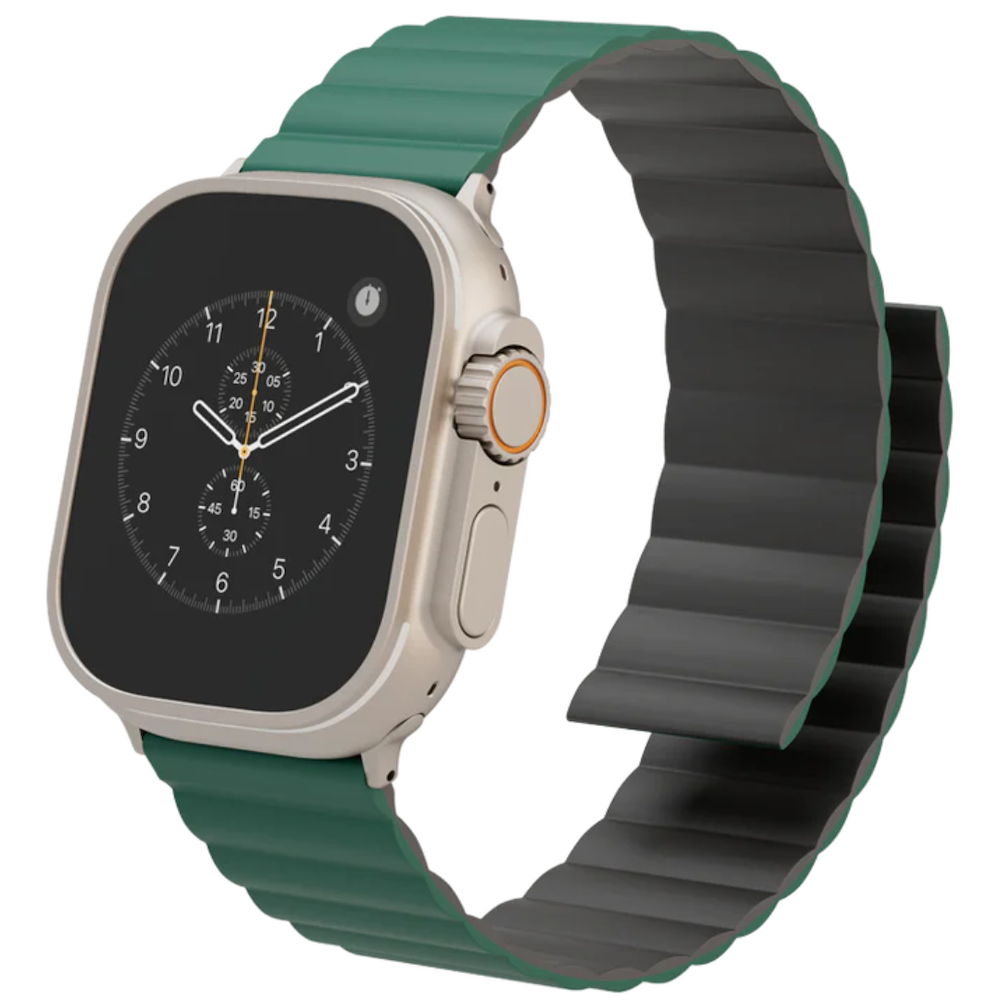 LevelO Cosmo Apple Watch Strap - Green/Black