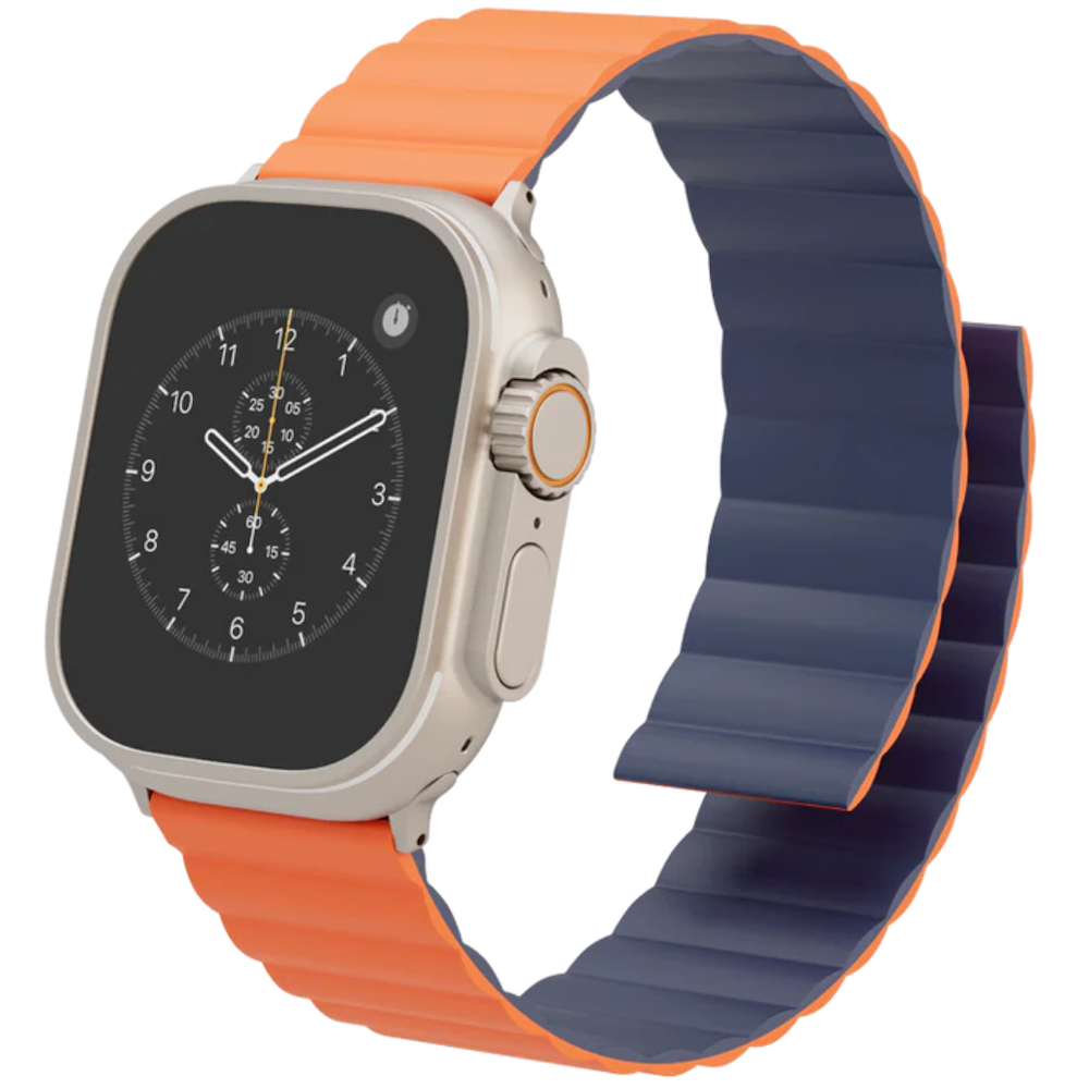 LevelO Cosmo Apple Watch Strap - Orange/Blue