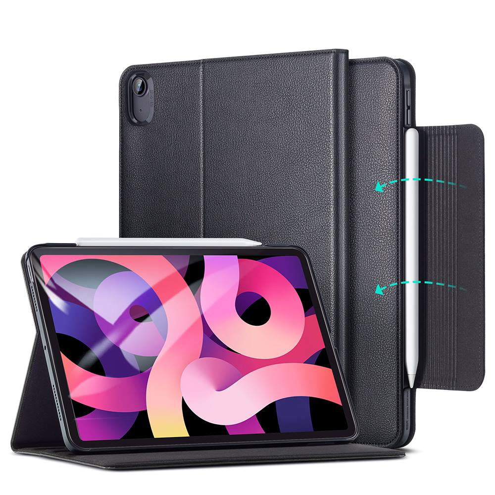 ESR Director Business Leather Folio Case For iPad Air 4/5- black