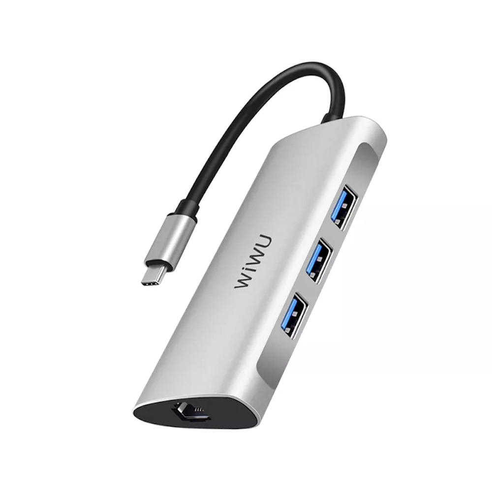 Wiwu Alpha 6-in-1 USB-C Adapter
