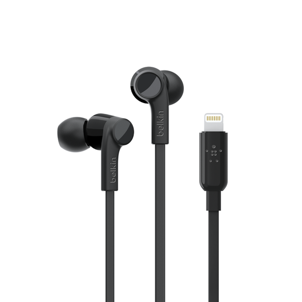 Belkin SoundForm Headphones with Lightning Connector - Black