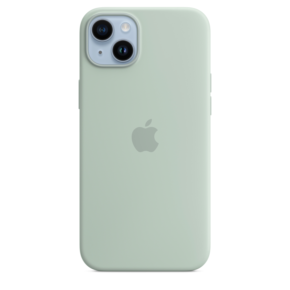 iPhone 14 Plus Silicone Case with MagSafe - Succulent