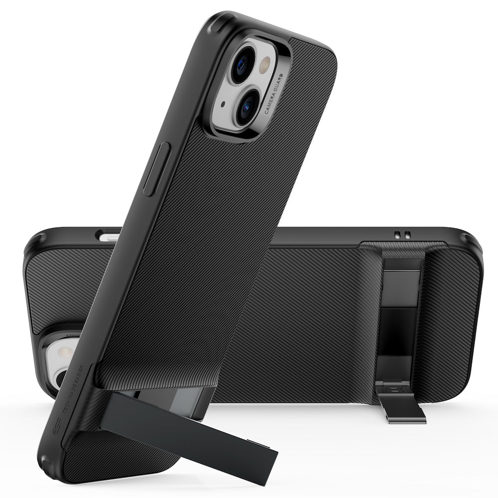ESR iPhone 14 Plus Metal Kickstand Case - Black